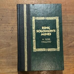 Book: King Solomon’s Mines by H. Rider Haggard leather bound